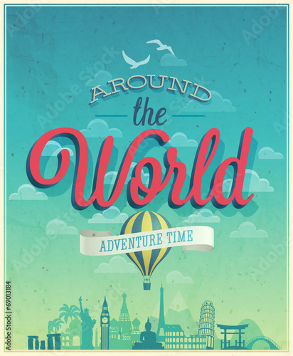 Around the world poster.