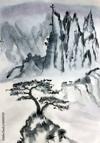 Chinese mountain landscape