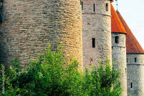 Four towers of Tallinn City Wall photo