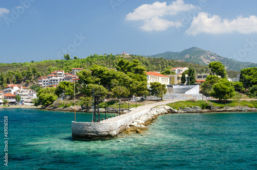 Cuadro en lienzo Greece, Sithonia, Neos Marmaras