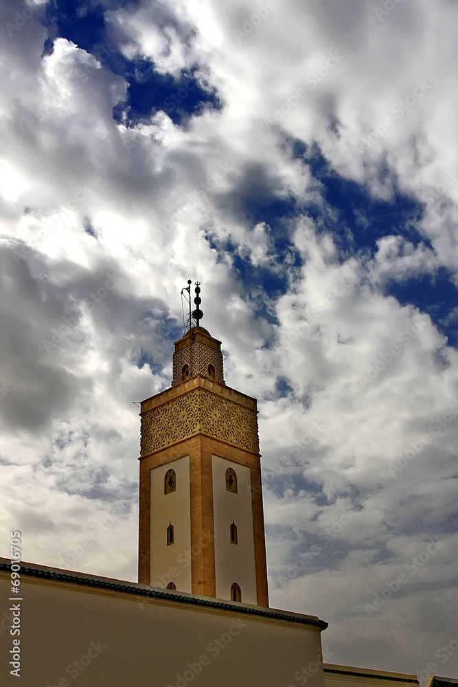 Royal Palace minaret in Rabat