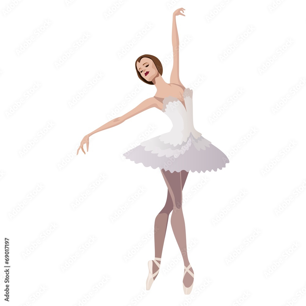 Naklejka premium balerina