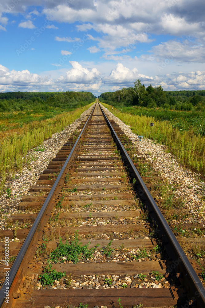 railway disappearing into perspective railway disappearing into perspective