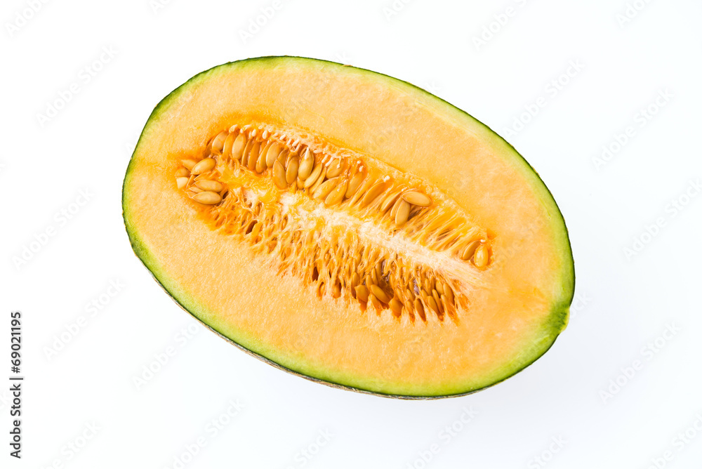 Melon isolated on white Melon isolated on white