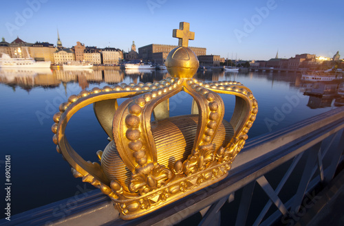 Photography stockholm view with crown