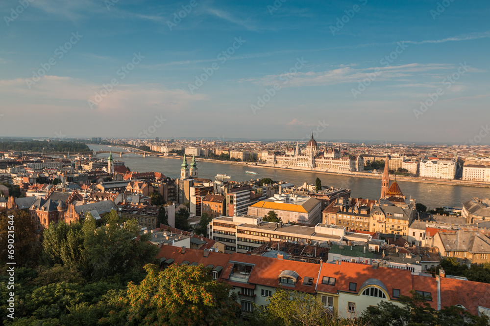 Nice view of Budapest Hungary