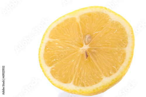 close-up lemon