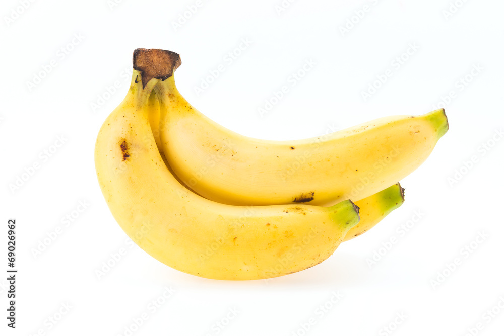 Banana isolated on white