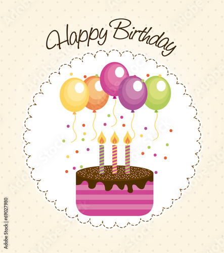 Canvas Print birthday design