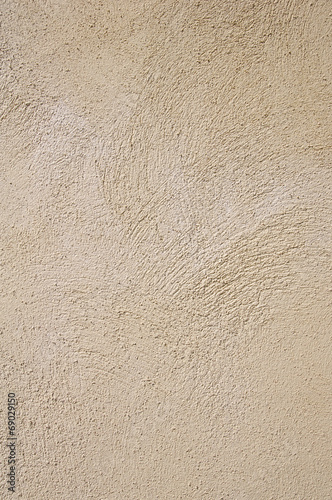 Wallpaper Mural Light yellow rough plaster on wall closeup Torontodigital.ca