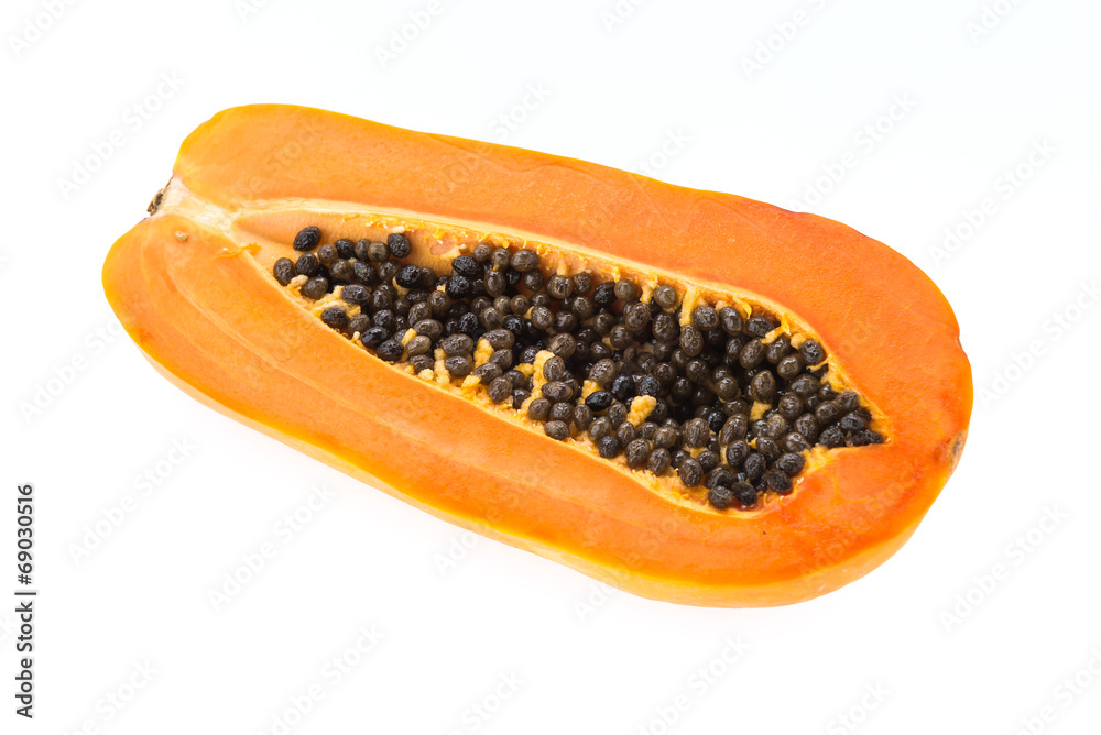 Papaya isolated on white Papaya isolated on white