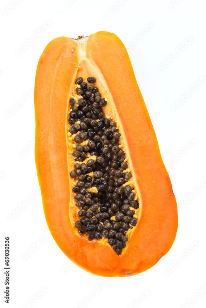 Papaya isolated on white Papaya isolated on white