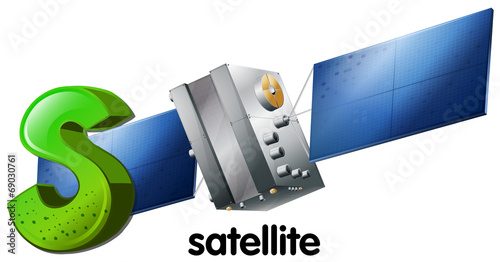 A letter S for satellite