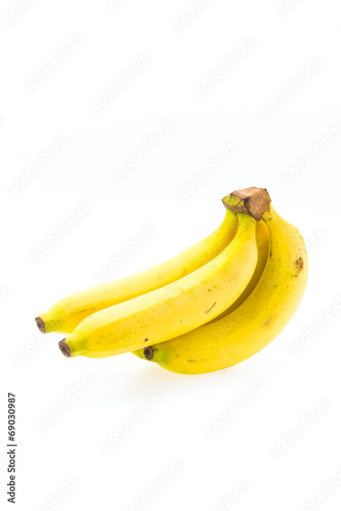 Banana isolated on white