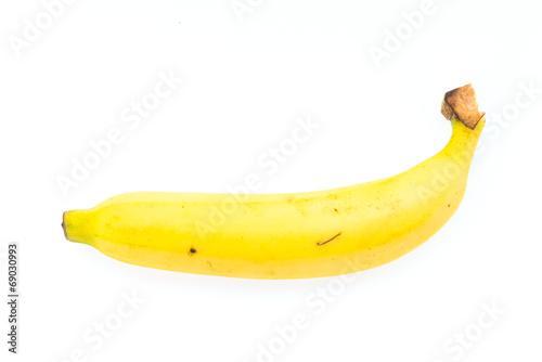 Banana isolated on white