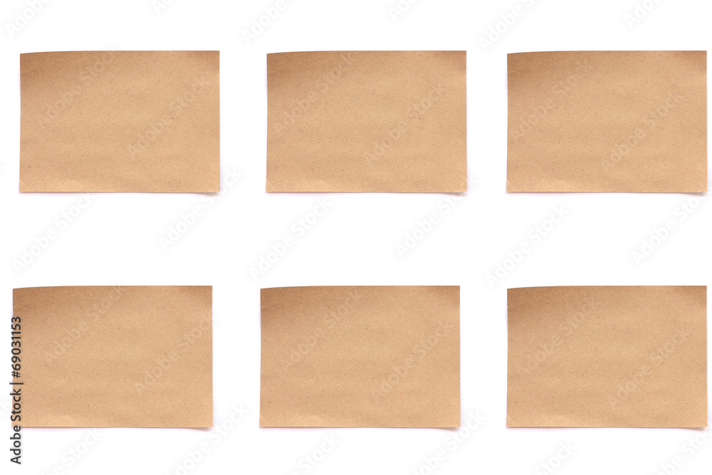 Vintage Paper isolated  on white background