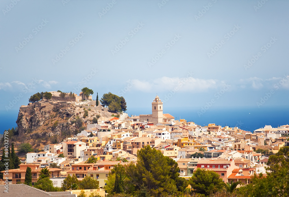 Obraz premium Polop de la Marina, Spain
