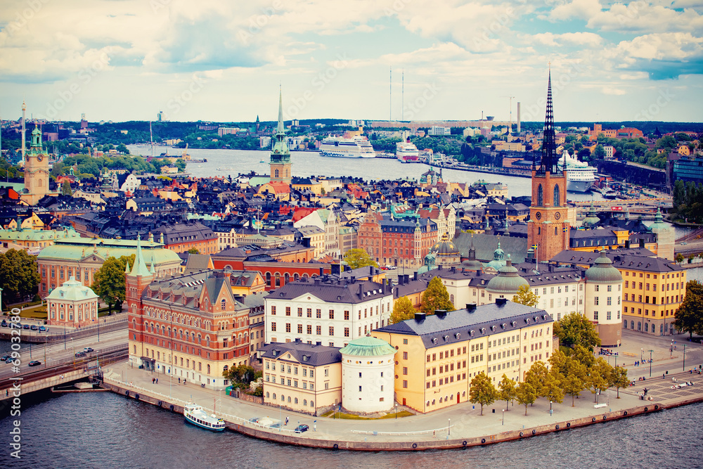 Fototapeta premium Panorama of Stockholm