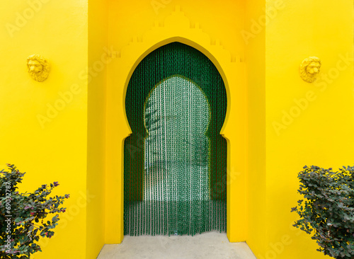 Walkway moroccan style decor