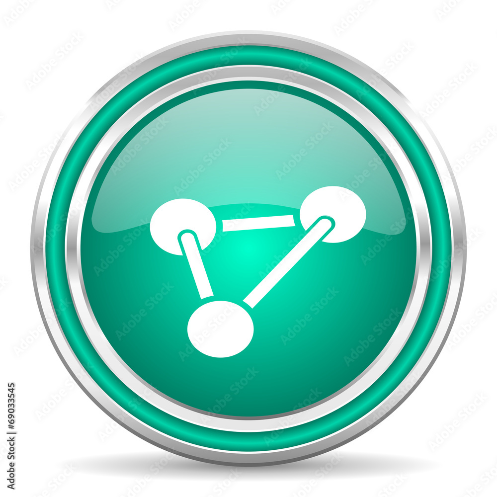 chemistry green glossy web icon chemistry green glossy web icon