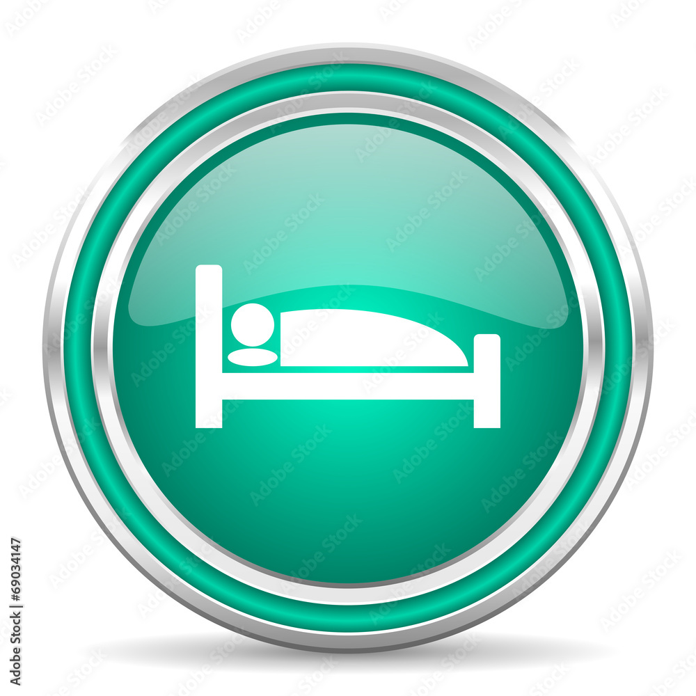 hotel green glossy web icon hotel green glossy web icon