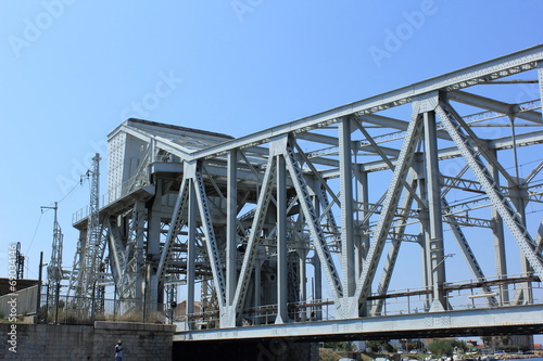 Pont métallique à Séte
