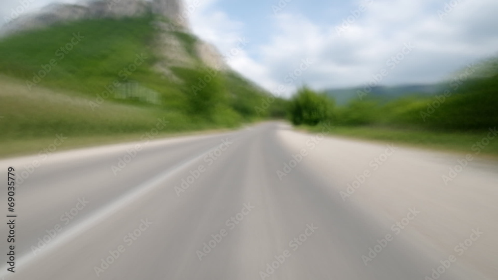 Moving on road Moving on road