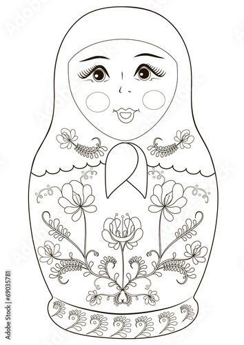 matreshka coloring book