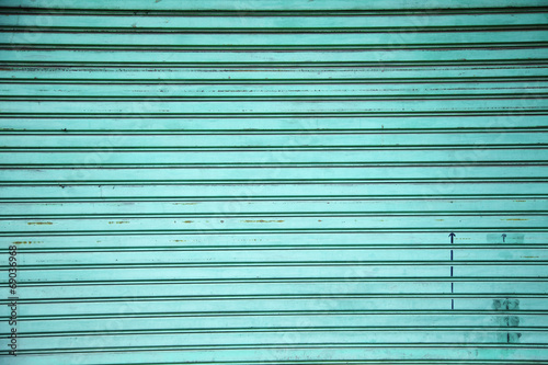 background from old green metal wall