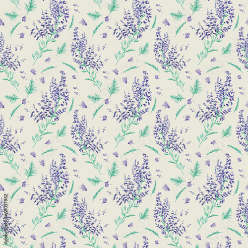 Seamless watercolor pattern