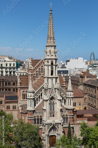 Fototapeta Naklejka Na Ścianę i Meble -  Church in Barcelona