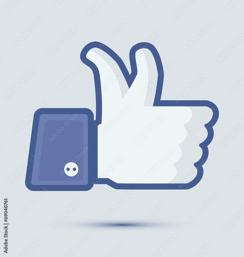 Obraz premium Like icon