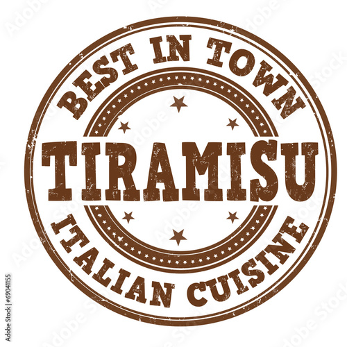 Tiramisu stamp