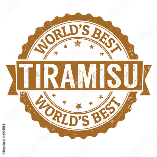 Tiramisu stamp