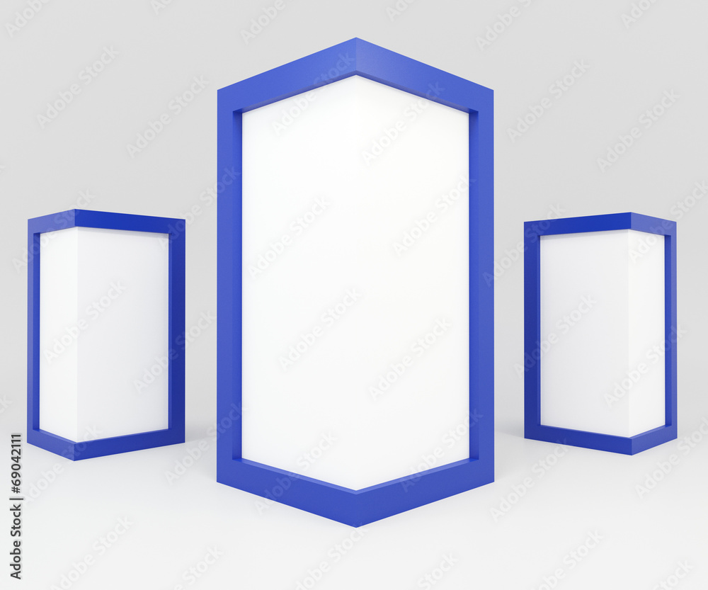 Blank Blue Frame Ads Blank Blue Frame Ads