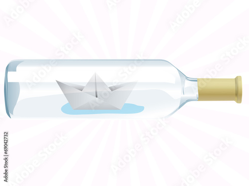 bouteille bateau