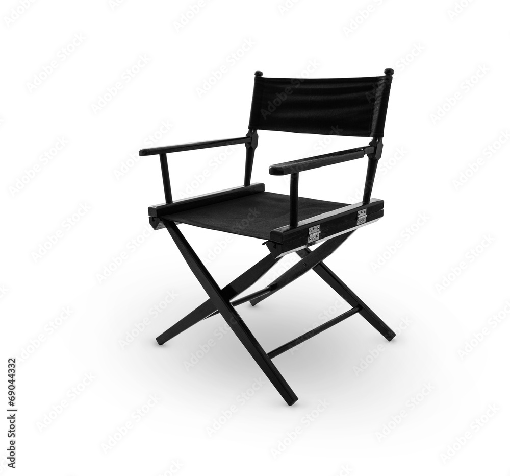 Director chair -including clipping path