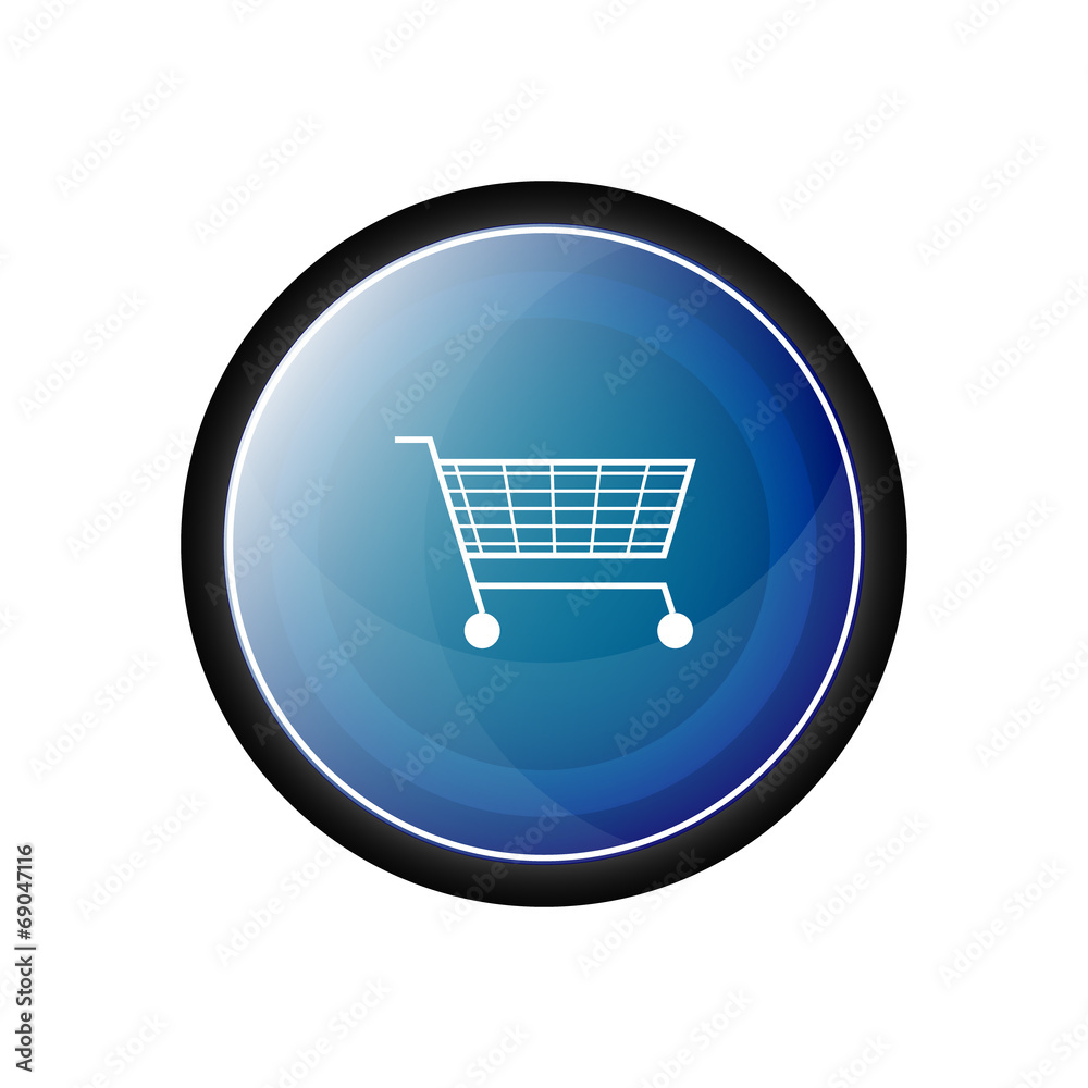 Shopping basket vector icon, button Shopping basket vector icon, button