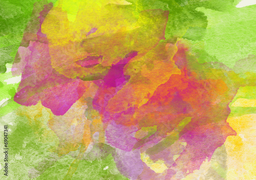 Abstract Colorful Watercolor Background.