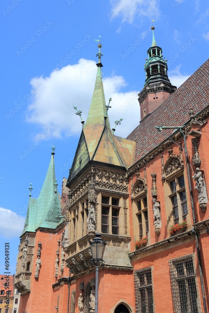 Fototapeta premium Wroclaw City Hall, poland