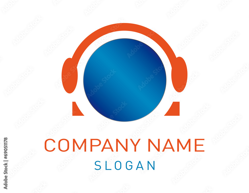 Headphones logo Headphones logo