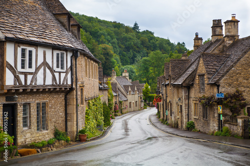 Castle Combe, unique old English village and luxury golf club photo
