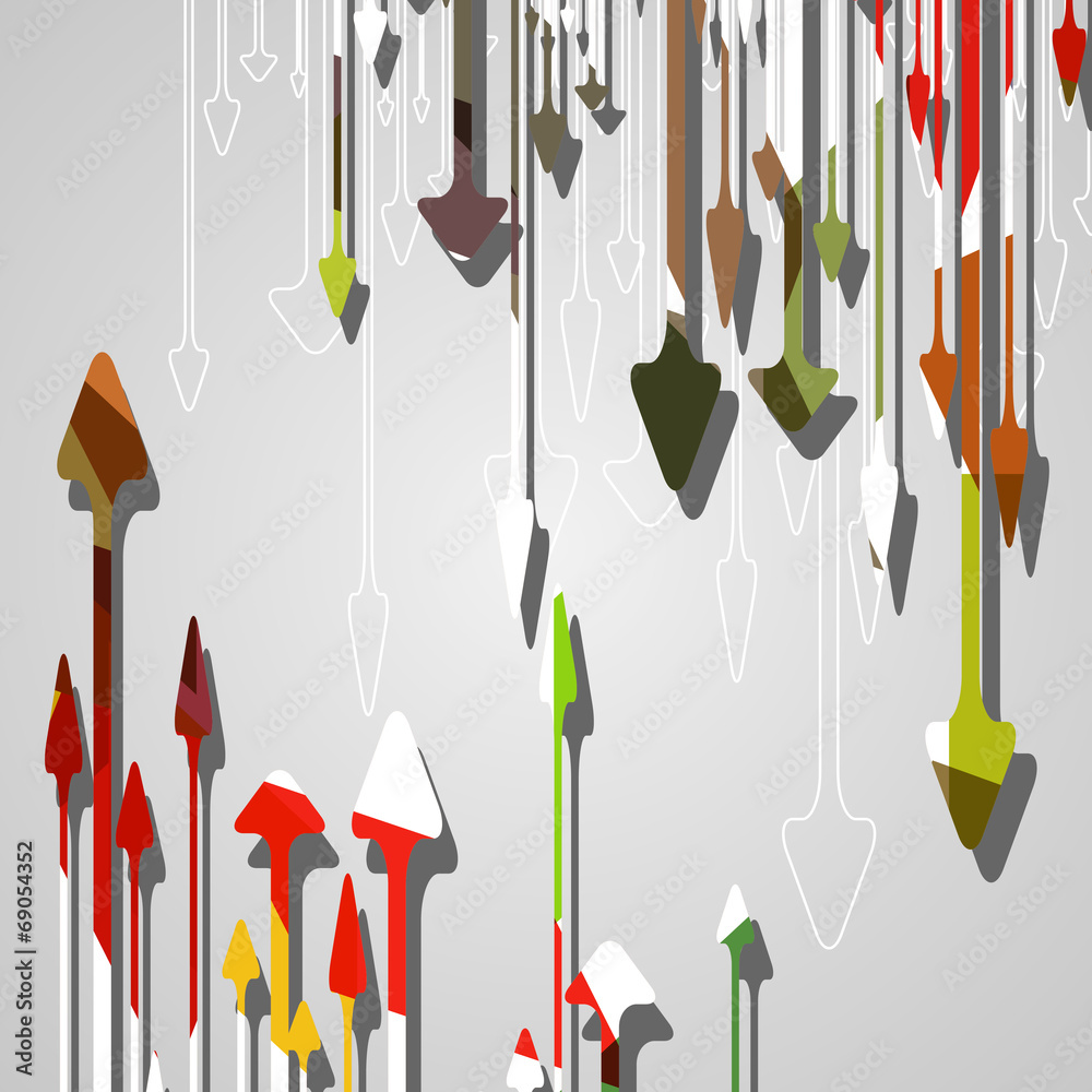 Arrow design background.
