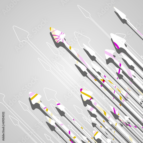 Wallpaper Mural Arrow design background. Torontodigital.ca