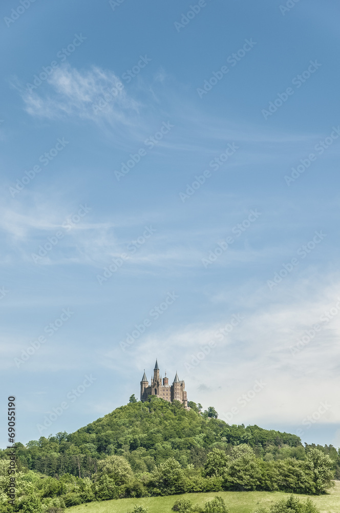 Hohenzollern Castle in Baden-Wurttemberg, Germany Hohenzollern Castle in Baden-Wurttemberg, Germany