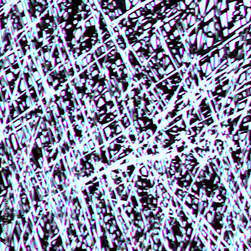 Creepy threads grungy black and white background