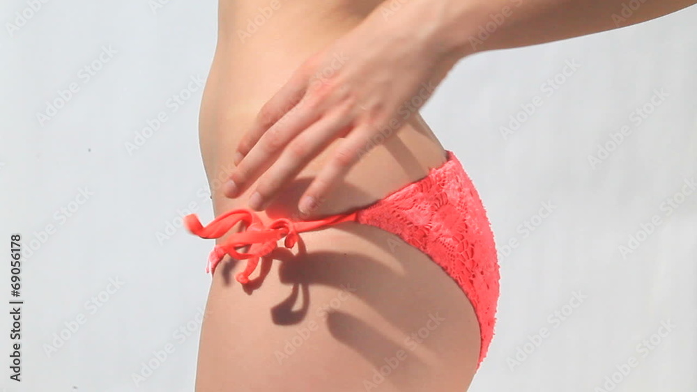 cellulite contrôle avec la main
