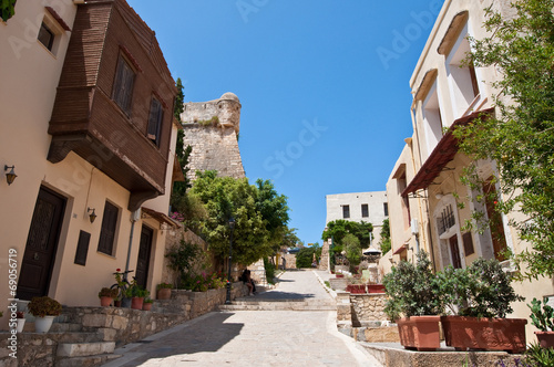 Old town in Rethymno city on the island of Crete. Greece.