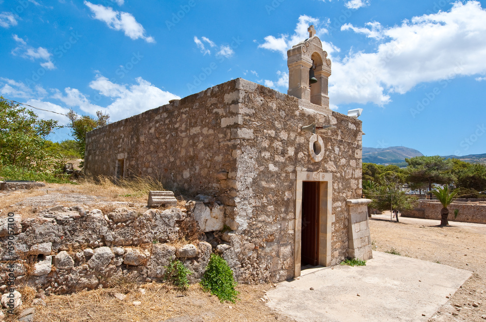 Church of Agia Ekaterini on the island of Crete, Greece.