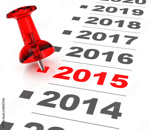 Fototapeta Year 2015